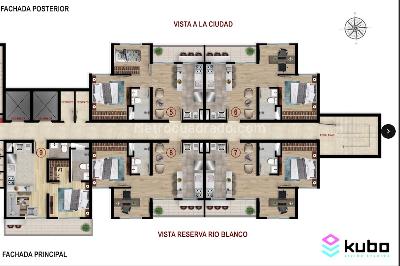 Apartamento de 2 alcobas en venta en Bosques De Niza, Manizales, 40 m² · foto 2 de 5
