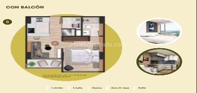 Apartaestudio en venta en Cerro De Oro, Manizales, 42 m² · foto 4 de 15
