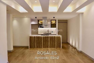 Apartamento de 2 alcobas en arriendo en Los Rosales, Bogotá, 81 m² · foto 2 de 11