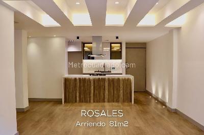 Apartamento de 2 alcobas en arriendo en Los Rosales, Bogotá, 81 m² · foto 2 de 11