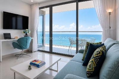 Apartamento de 1 alcoba en venta en Bocagrande, Cartagena, 67 m² · foto 2 de 12