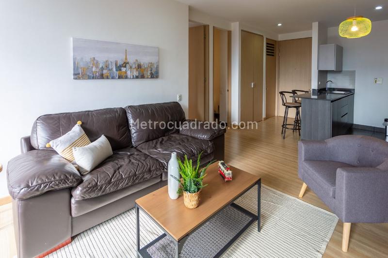 Estudio Amoblado de 1 Alcoba con Terraza en Los Balsos No 1 - 3