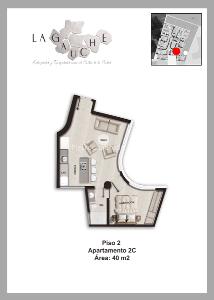 Apartamento de 1 alcoba en venta en Bosque Izquierdo, Bogotá, 40 m² · foto 5 de 6
