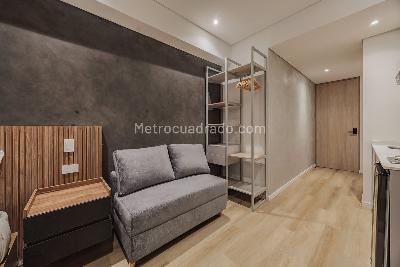 Apartamento de 1 alcoba en venta en Conquistadores, Medellín, 23 m² · foto 4 de 20