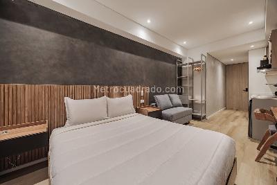 Apartamento de 1 alcoba en venta en Conquistadores, Medellín, 23 m² · foto 12 de 20