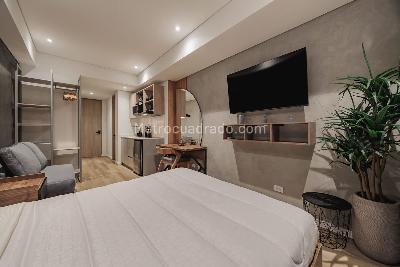 Apartamento de 1 alcoba en venta en Conquistadores, Medellín, 23 m² · foto 18 de 20