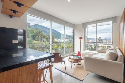 Apartamento de 1 alcoba en venta en Bosque Izquierdo, Bogotá, 56 m² · foto 5 de 20