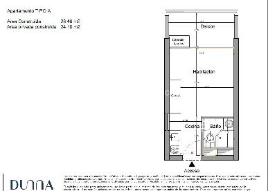 Apartamento de 1 alcoba en venta en Pozos Colorados, Santa Marta, 24 m² · foto 7 de 7