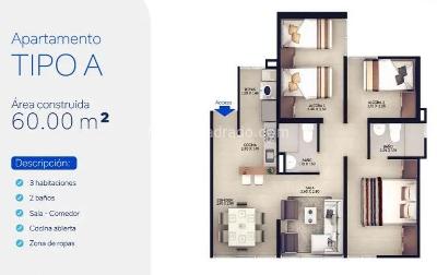 Apartamento de 3 alcobas en venta en Chapinero, Bucaramanga, 56 m² · foto 9 de 15