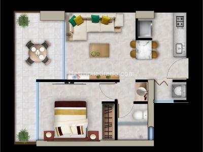 Apartaestudio en venta en Don Jaca, Santa Marta, 46 m² · foto 16 de 16