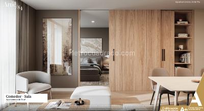 Apartamento de 2 alcobas en venta en La Cabrera, Bogotá, 68 m² · foto 4 de 18