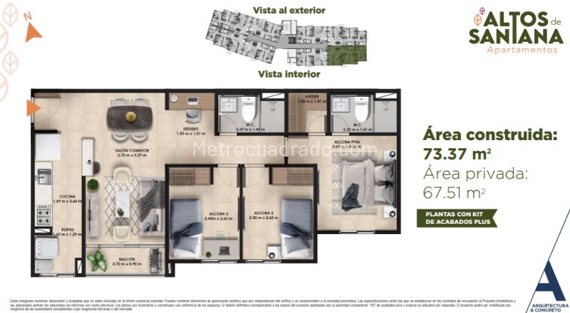 Piso – Rionegro - Vista 5