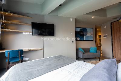 Apartaestudio en arriendo en Chico, Bogotá, 24 m² · foto 4 de 20