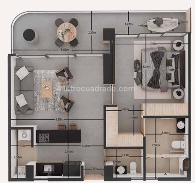 Apartamento en Venta, Origen, Pereira - Ansicht 2