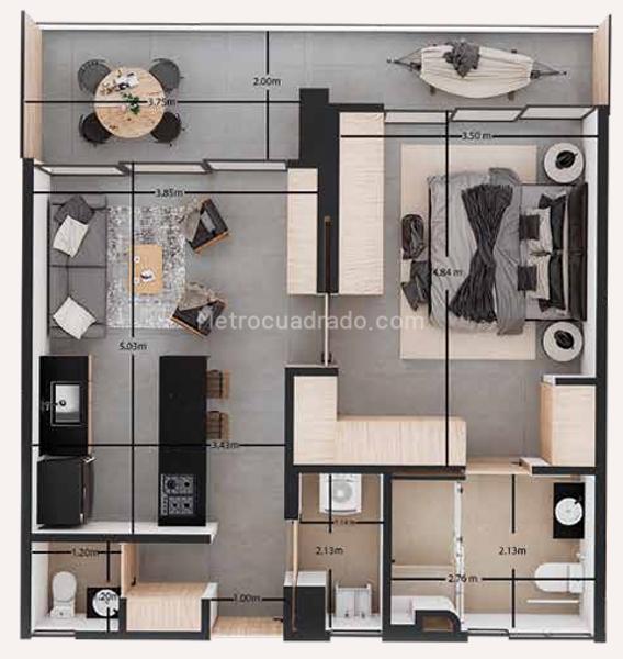 Apartamento en Venta, Origen, Pereira – pohled 3