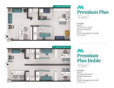 Apartaestudio en venta en Portal De Genovés, Barranquilla, 43 m² · foto 3 de 4