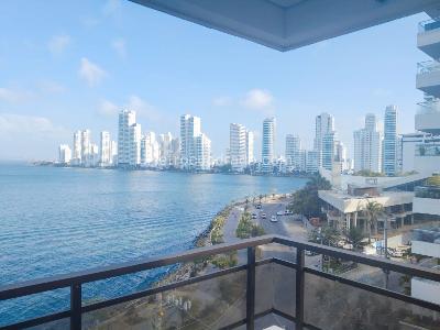 Apartamento de 3 alcobas en venta en Bocagrande, Cartagena, 77 m² · foto 1 de 17
