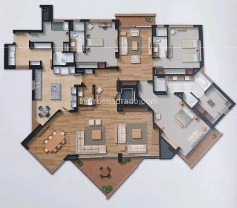 Apartamento de 3 alcobas en arriendo en Bosque Verde Penthouse, Bogotá, 254 m² · foto 7 de 20