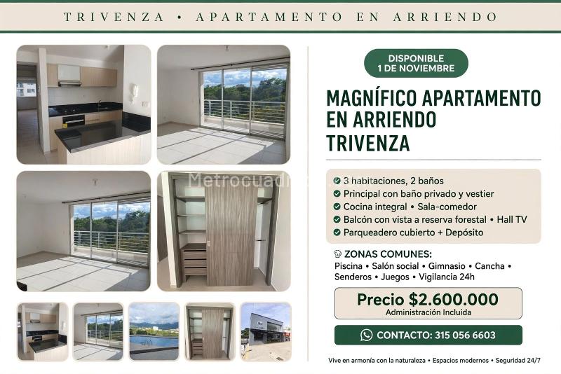 Apartment for rent in Bucaramanga