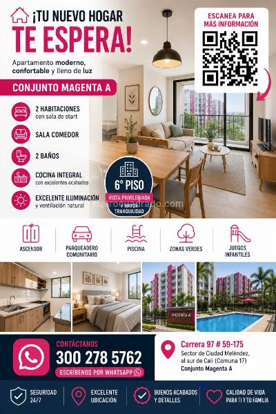 Piso – Cali, Lili, Comuna 17 - Vista 2