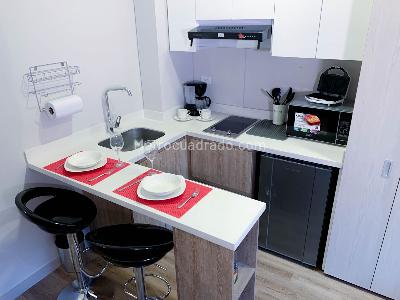 Apartaestudio en arriendo en Cedritos Contador, Bogotá, 23 m² · foto 3 de 9