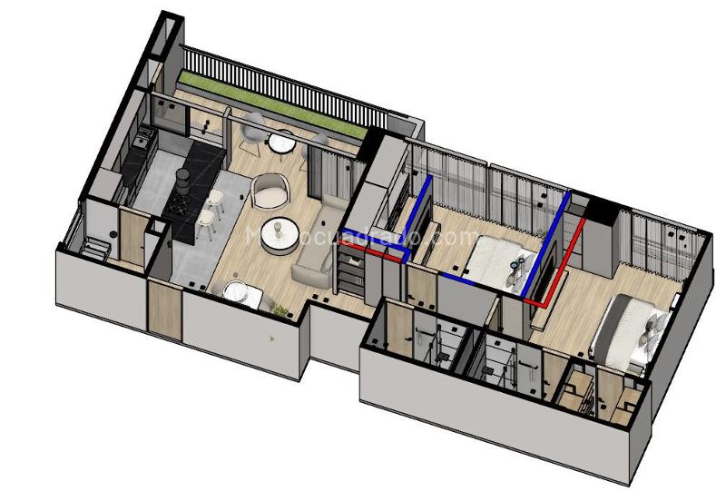 Apartamento en Arriendo, San Antonio de Pereira, Rionegro - 5