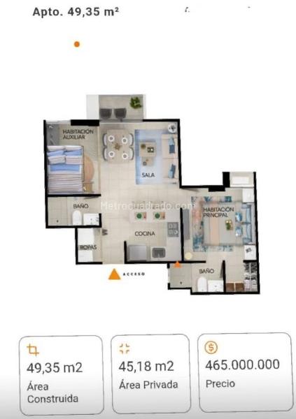 Apartamento en Venta, SERENA DEL MAR    ZONA NORTE, Cartagena de Indias – pohled 5