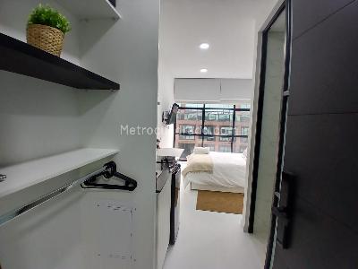 Apartamento de 1 alcoba en arriendo en Chico Norte Ii, Bogotá, 17 m² · foto 3 de 12