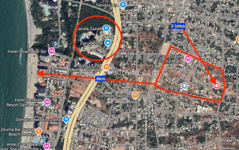 Lote en Venta, LA PAZ Área urbana, Santa Marta - Más