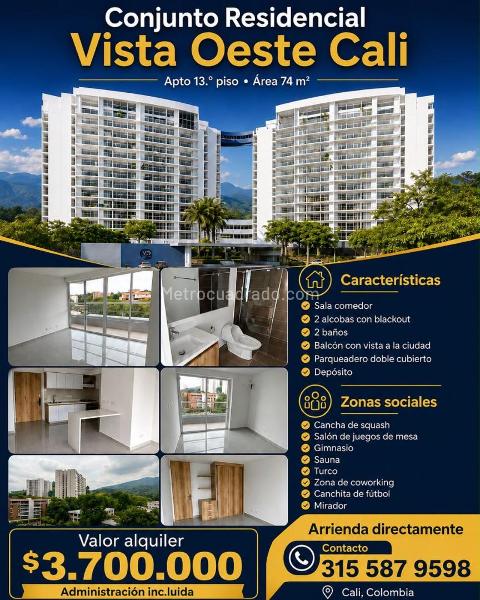 Piso – Cali, Comuna 19 - Vista 2
