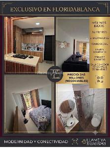 Apartamento de 2 alcobas en venta en Molinos Bajos 3er Piso Vista Al Exterior, Floridablanca, 62 m² · foto 2 de 7