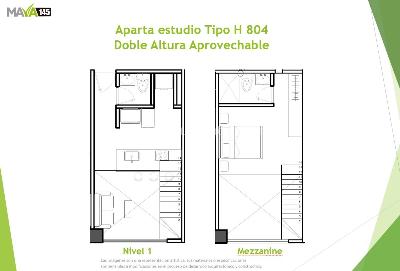 Apartamento de 1 alcoba en venta en Cedritos, Bogotá, 42 m² · foto 3 de 8