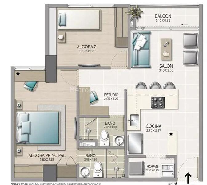 Piso – Medellín - Vista 3