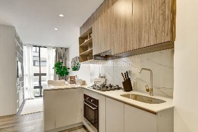 Apartamento de 1 alcoba en venta en Antiguo Contry, Bogotá, 37 m² · foto 2 de 20