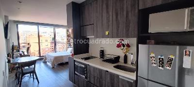Apartamento de 1 alcoba en arriendo en Chico Norte, Bogotá, 27 m² · foto 4 de 16
