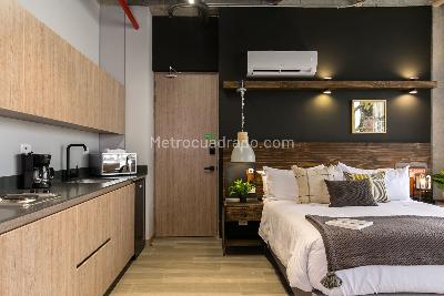 Apartaestudio en arriendo en San Joaquin, Medellín, 39 m² · foto 3 de 20