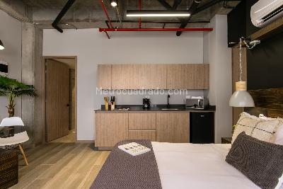 Apartaestudio en arriendo en San Joaquin, Medellín, 39 m² · foto 5 de 20
