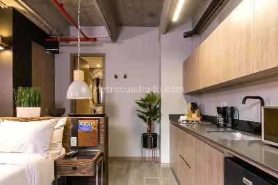 Apartaestudio en arriendo en San Joaquin, Medellín, 28 m² · foto 11 de 20