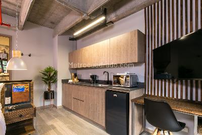 Apartaestudio en arriendo en San Joaquin, Medellín, 28 m² · foto 12 de 20