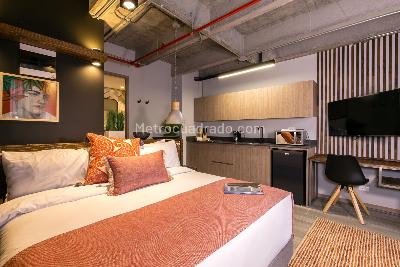 Apartaestudio en arriendo en San Joaquin, Medellín, 28 m² · foto 7 de 20
