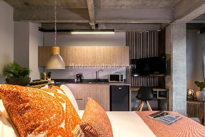 Apartaestudio en arriendo en San Joaquin, Medellín, 28 m² · foto 8 de 20