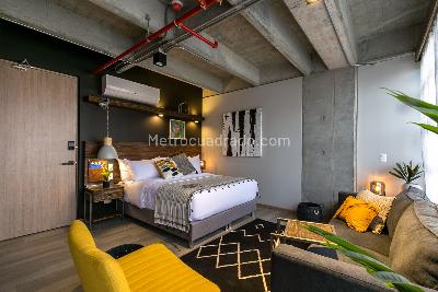 Apartaestudio en arriendo en San Joaquin, Medellín, 32 m² · foto 2 de 20