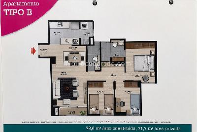 Apartamento de 3 alcobas en venta en Milan (Barrancas), Bogotá, 72 m² · foto 15 de 15