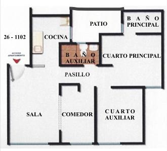 Apartamento de 2 alcobas en venta en Kennedy Las Margaritas, Bogotá, 45 m² · foto 2 de 16