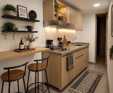 Apartamento de 1 alcoba en venta en Bella Suiza, Bogotá, 22 m² · foto 3 de 3