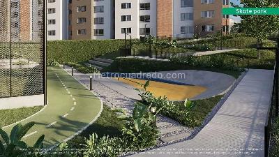 Apartamento de 3 alcobas en venta en Milla Fontibon, Rionegro, 48 m² · foto 12 de 20