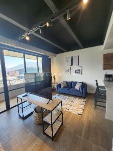 Apartamento de 1 alcoba en arriendo en Poblado Ciudad Del Rio, Medellín, 49 m² · foto 2 de 13