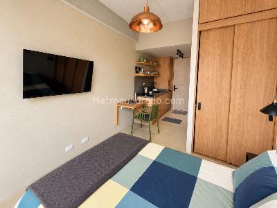 Apartamento de 1 alcoba en arriendo en Chico Norte, Bogotá, 20 m² · foto 3 de 13