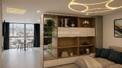 Apartaestudio en venta en Bomboná No. 1, Medellín, 54 m² · foto 3 de 20