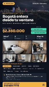 Apartamento de 2 alcobas en arriendo en Usatama, Bogotá, 32 m² · foto 7 de 10